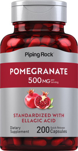 Pomegranate Extract (Standardized), 500 mg, 200 Quick Release Capsules
