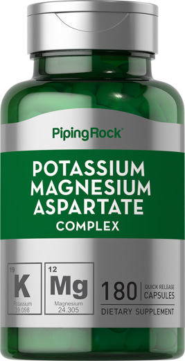 Kalium Magnesium Aspartate Kompleks, 180 Kapsul Lepas Cepat