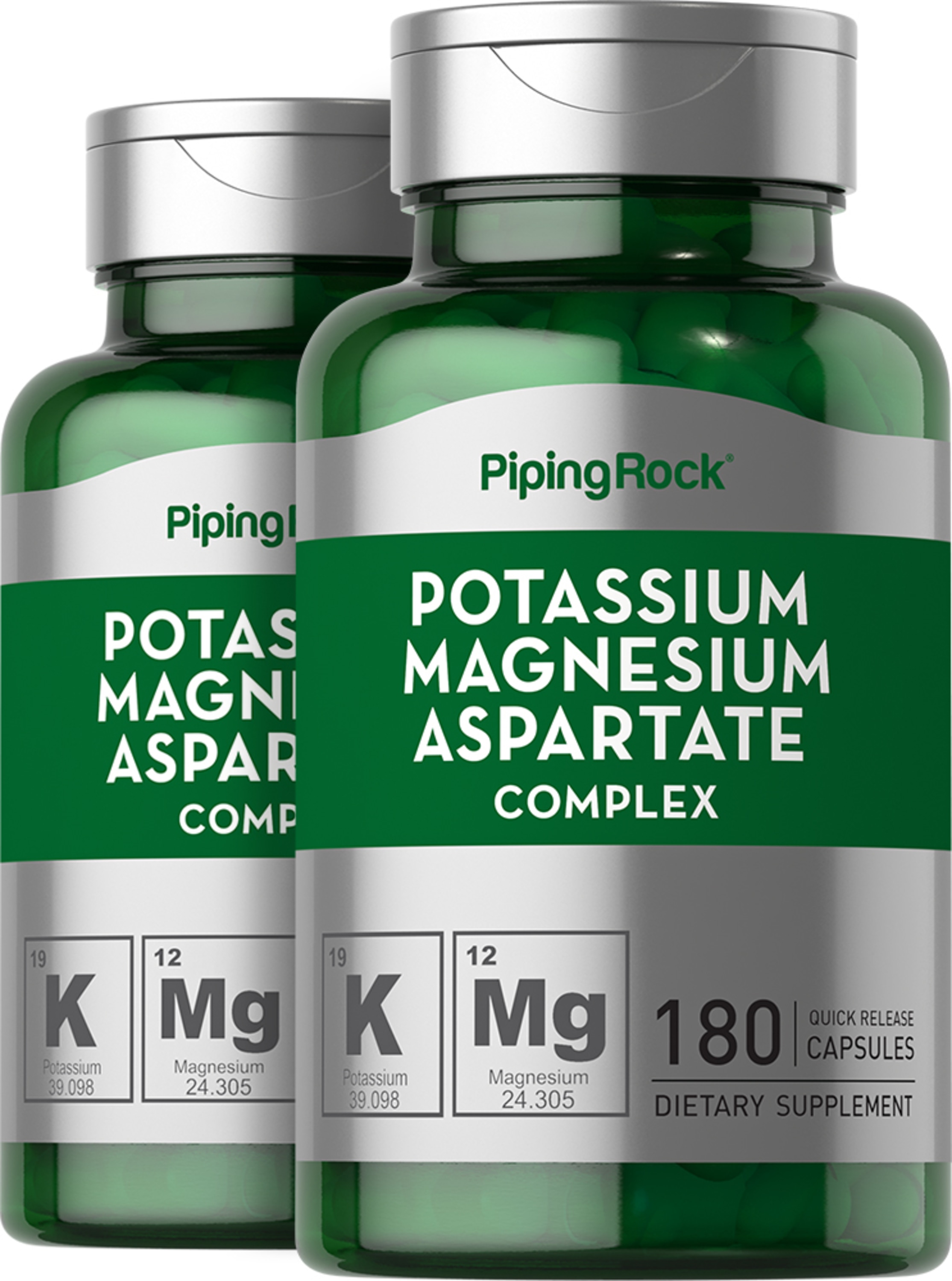 Citrato de potasio, 99 mg, 180 cápsulas