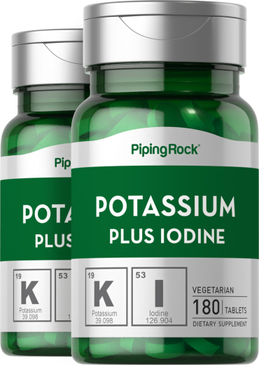 Potassium Plus Iodine, 180 Tablets, 2  Bottles