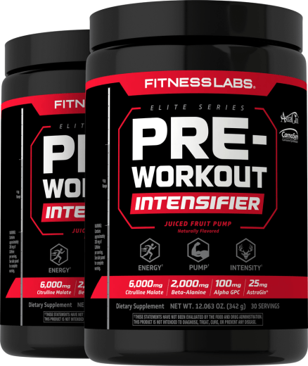 Pre-Workout Intensifier (Juiced Fruit Pump), 12.063 oz (343 g) Bottle, 2  Bottles