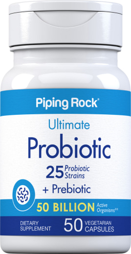 Probiotic 25 Strains 50 Billion Organisms plus Prebiotic, 50 Cápsulas vegetarianas