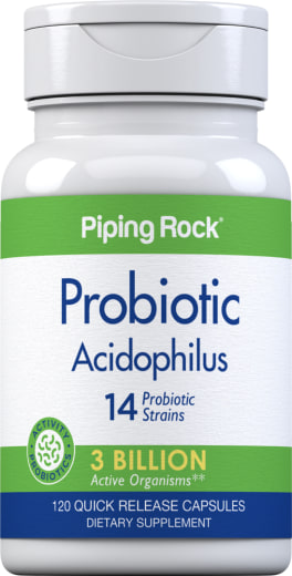 Probiotika-14-sammansättning 3 miljarder organismer, 120 Snabbverkande kapslar