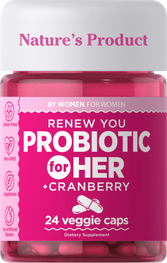 Probiotic for Her plus Cranberry, 24 Kasviskapselit