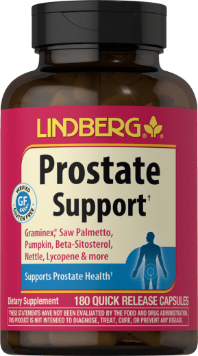 Prostate Support con Graminex, 180 Cápsulas de liberación rápida