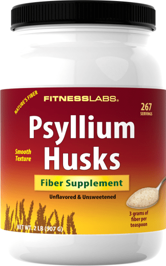 Psylliumhusk , 2 lb (907 g) Flaska