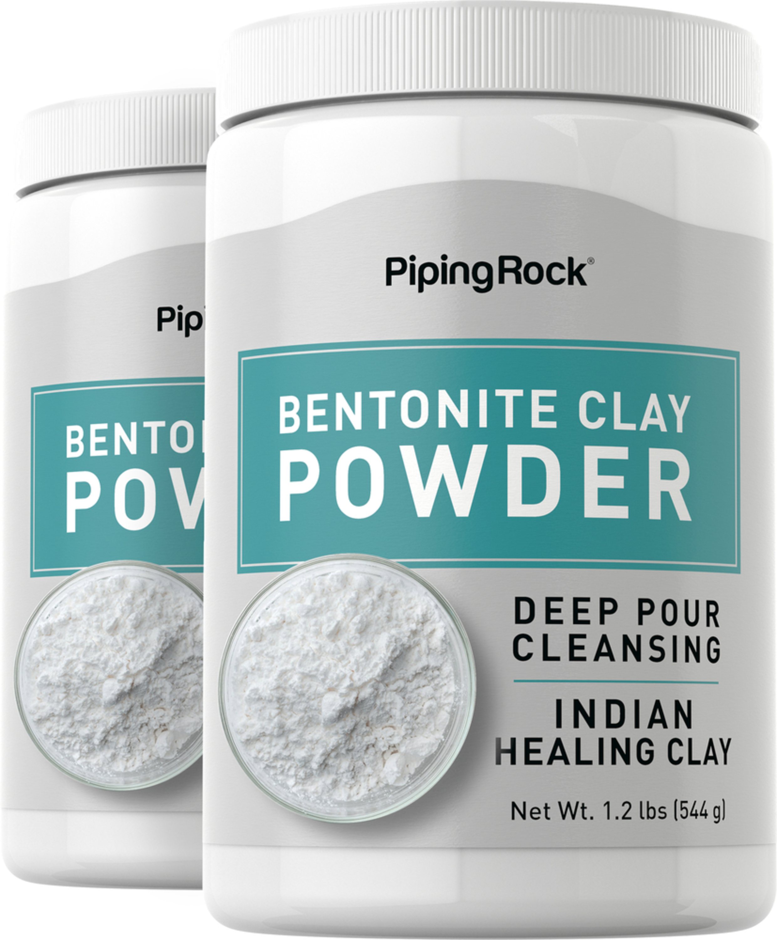 Indian Healing Bentonite Clay Natural Face Mask Powder, 1 Pound Jar