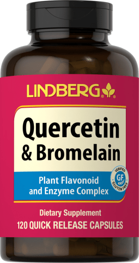 Quercetine plus bromelaïne, 120 Snel afgevende capsules