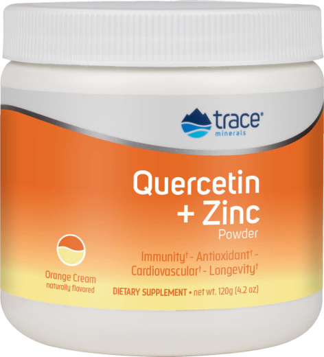 Quercétine plus zinc (crème à l'orange), 120g (4.2 oz) Bocal