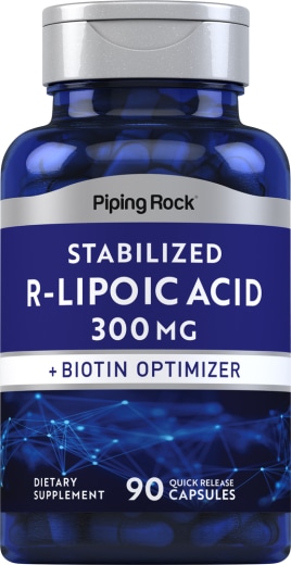 R-Fraction Alpha Lipoic Acid (Stabilized), 300 mg, 90 Quick Release Capsules