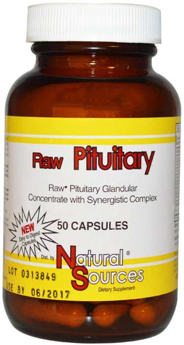 Raw Pituitary, 50 Capsules