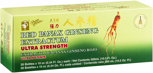 Rode panax ginseng vloeibaar extract, 10.2 fl oz (300 mL) Flessen