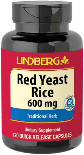 Rød ris , 600 mg, 120 Kapsler for hurtig frigivelse