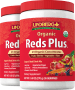 Reds Plus-Pulver aus biologischem Anbau, 9.5 oz (270 g) Flasche, 2  Flaschen