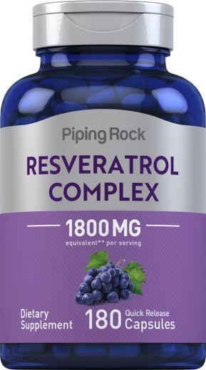 Resveratrol Complex, 1800 mg, 180 Quick Release Capsules