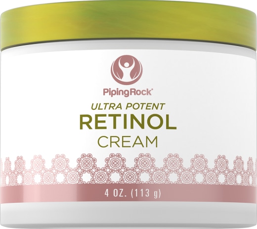Retinol Cream (Ultra Potent Vitamin A Cream), 400,000 IU, 4 oz (113 g) Jar