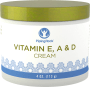 Belebende Vitamin-E-, A- u. D-Creme, 4 oz (113 g) Glas