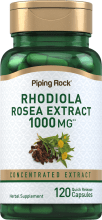 Rhodiola Rosea, 1000 mg, 120 Gélules à libération rapide