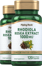 Rhodiola Rosea, 1000 mg, 120 Quick Release Capsules, 2  Bottles