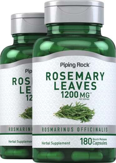 Rosemary, 1200 mg, 180 Quick Release Capsules, 2  Bottles