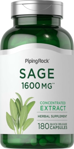 Salie , 1600 mg, 180 Snel afgevende capsules
