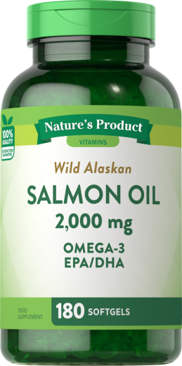 Salmon Oil, 2000 mg, 180 Softgels