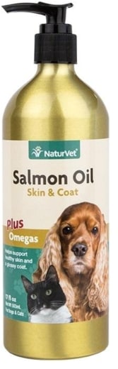 Aceite de salmón para perros y gatos, 17 fl oz (503 mL) Botella/Frasco