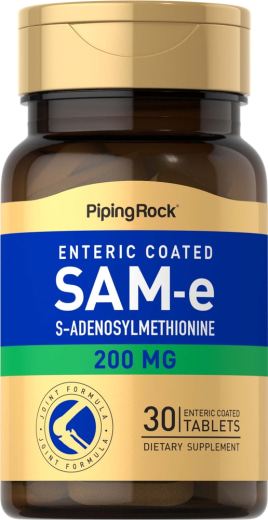 SAMe แบบเม็ด, 200 mg, 30 เม็ดเคลือบแบบแตกตัวในลำไส้