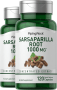 Raiz de salsaparrilha , 1000 mg, 120 Cápsulas de Rápida Absorção, 2  Frascos