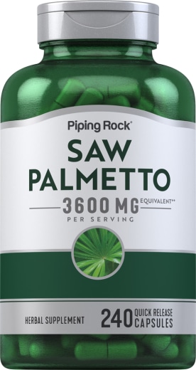 Saw Palmetto, 3600 mg, 240 Quick Release Capsules