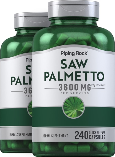 Saw Palmetto, 3600 mg, 240 Quick Release Capsules, 2  Bottles