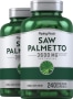 Saw Palmetto , 3600 mg (ต่อการเสิร์ฟ), 240 แคปซูลแบบปล่อยตัวยาเร็ว, 2 ขวด