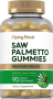 Saw Palmetto (limón natural), 90 Veganska gummies