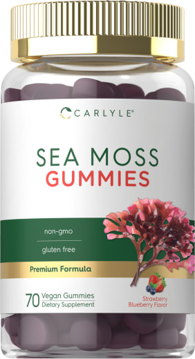 Sea Moss (Strawberry Blueberry), 70 Vegane Gummibärchen