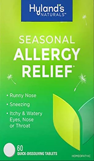 Alivio de alergias estacionales, 60 Comprimidos de disolución rápida