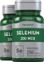 Selénio , 200 mcg, 250 Comprimidos, 2  Frascos