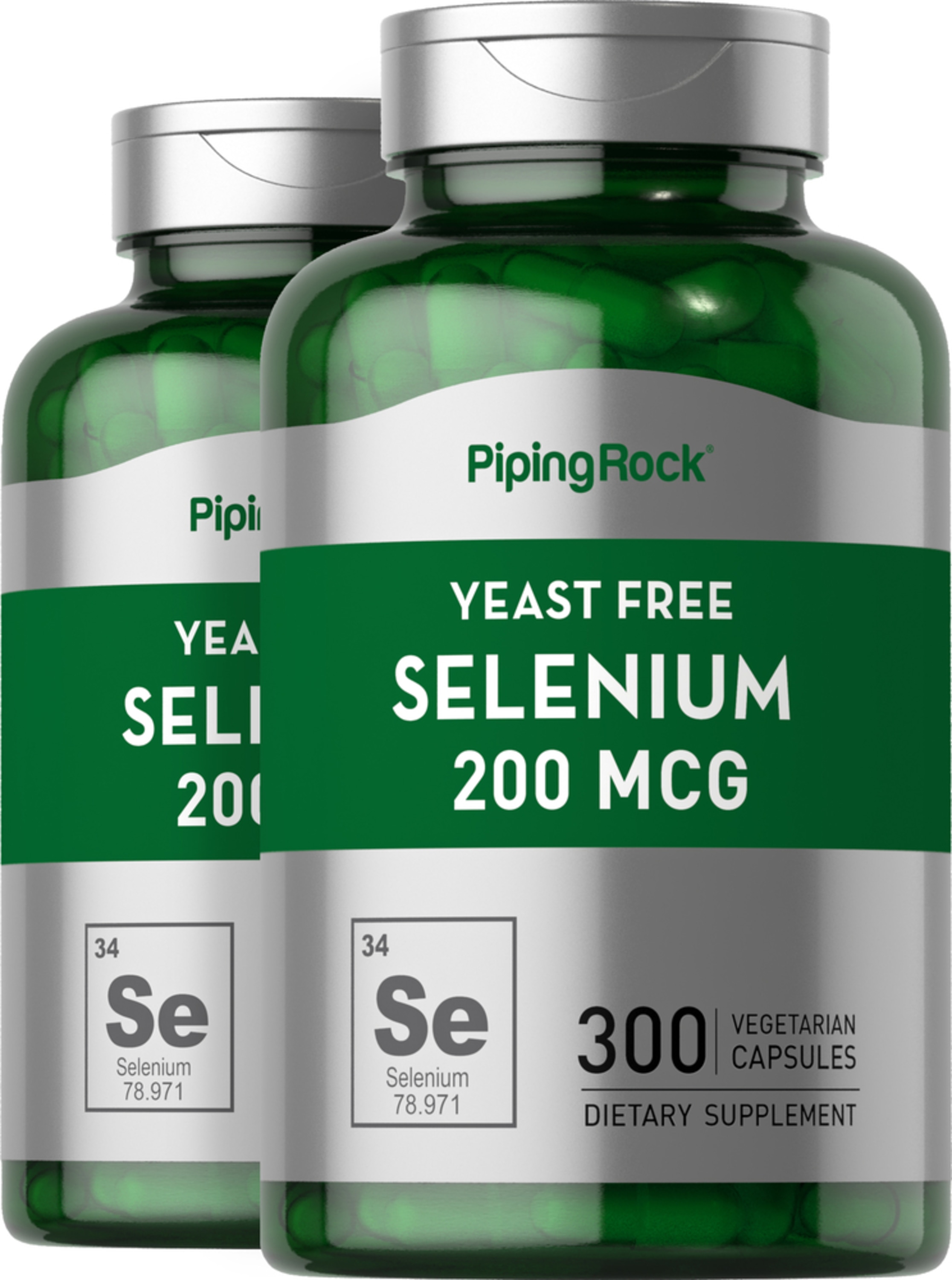 2232px x 3000px - Selenium (Yeast Free), 200 mcg, 300 Vegetarian Capsules | PipingRock Health  Products