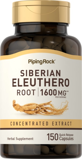 Racine d'Éleuthérocoque sibérienne, 1600 mg (par portion), 150 Gélules à libération rapide
