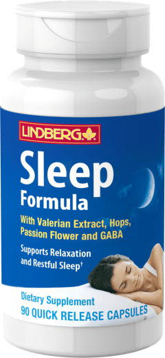 Schlaf-Formel mit Baldrian Plus, 90 Kapseln mit schneller Freisetzung