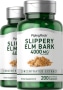 Slippery Elm Bark , 4000 mg (ต่อการเสิร์ฟ), 200 แคปซูลแบบปล่อยตัวยาเร็ว, 2 ขวด