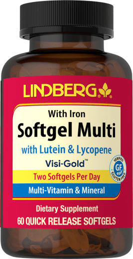 Cápsula Softgel Multi com Luteína e Licopeno, 60 Gels de Rápida Absorção