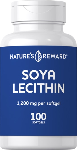 Soya Lecithin, 1200 mg, 100 Softgels