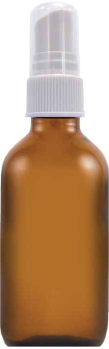 Vaporisateur en verre ambré 60 ml, 2 fl oz (59 mL) Glass Amber, Flacon de vaporisateur