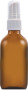 Spray Bottle, 2 fl oz (59 mL) Glass Amber, Spray Bottle