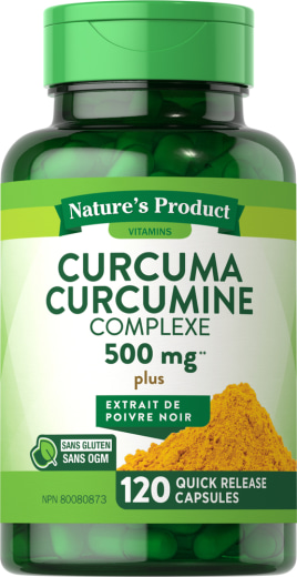 Standardized Turmeric Curcumin Complex, 500 mg, 120 Capsules