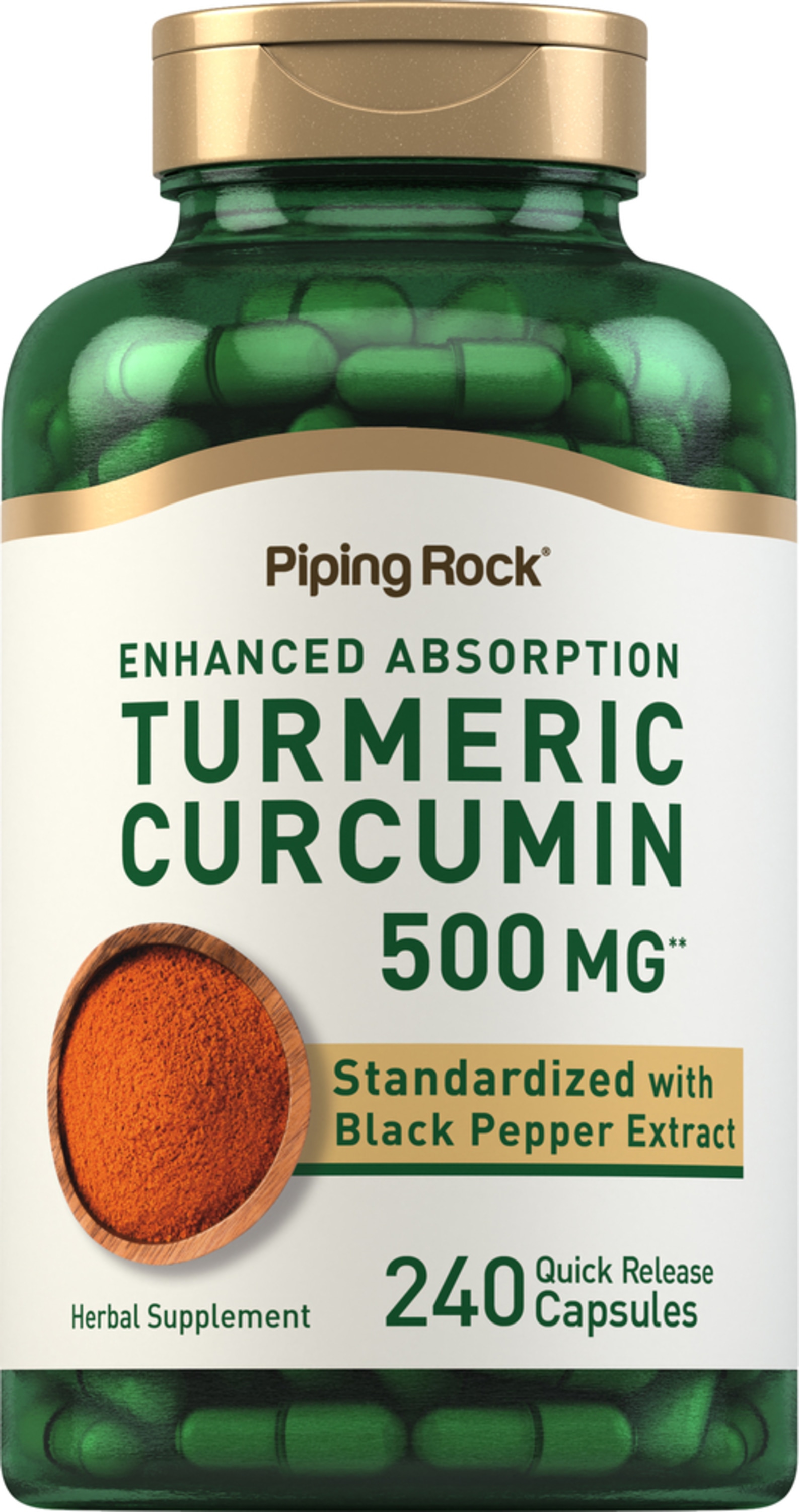 Curcumine de curcuma 3 050 mg, caps vég