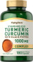 Gurkmeja-kurkumin Standardiserad sammansättning med svartpeppar, 1000 mg, 180 Snabbverkande kapslar