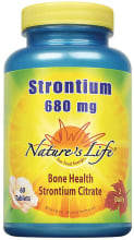 Citrate de Strontium, 680 mg (par portion), 60 Comprimés