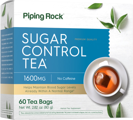 ชาควบคุมน้ำตาล, 1600 mg, 60 ถุงชา