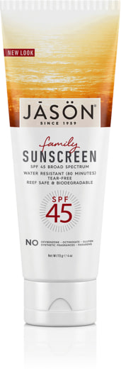 Sunscreen SPF 45 - Family, 4 oz (113 g) Tube